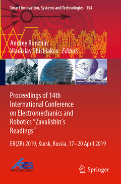 Cover of the book Proceedings of 14th International Conference on Electromechanics and Robotics “Zavalishin's Readings”