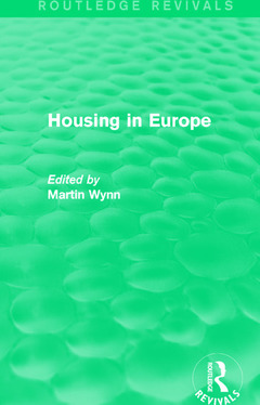 Couverture de l’ouvrage Routledge Revivals: Housing in Europe (1984)