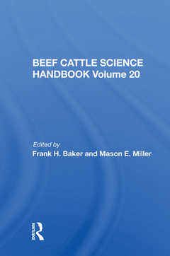 Couverture de l’ouvrage Beef Cattle Science Handbook, Vol. 20