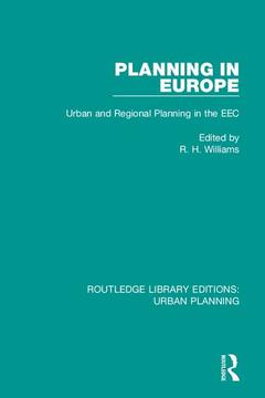 Couverture de l’ouvrage Planning in Europe