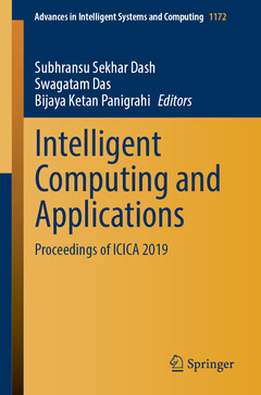 Couverture de l’ouvrage Intelligent Computing and Applications