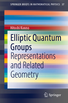 Couverture de l’ouvrage Elliptic Quantum Groups
