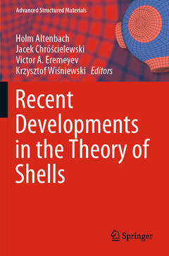 Couverture de l’ouvrage Recent Developments in the Theory of Shells 
