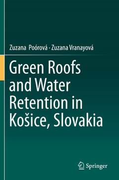 Cover of the book  Green Roofs and Water Retention in Košice, Slovakia 