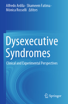 Couverture de l’ouvrage Dysexecutive Syndromes