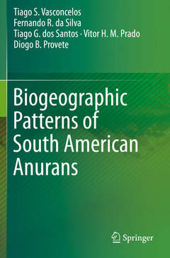 Couverture de l’ouvrage Biogeographic Patterns of South American Anurans