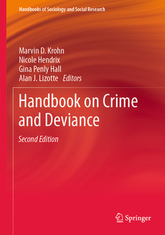 Couverture de l’ouvrage Handbook on Crime and Deviance