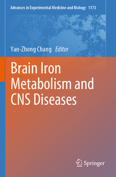 Couverture de l’ouvrage Brain Iron Metabolism and CNS Diseases
