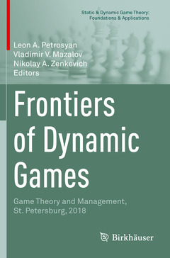 Cover of the book Frontiers of Dynamic Games