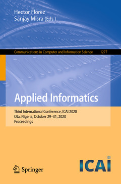 Couverture de l’ouvrage Applied Informatics