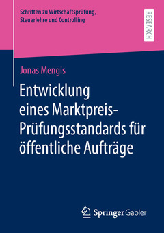 Couverture de l’ouvrage Entwicklung eines Marktpreis-Prüfungsstandards für öffentliche Aufträge