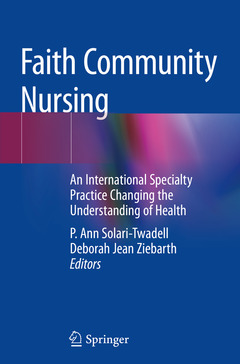 Couverture de l’ouvrage Faith Community Nursing