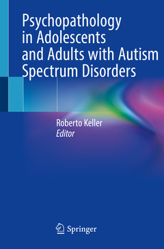 Couverture de l’ouvrage Psychopathology in Adolescents and Adults with Autism Spectrum Disorders