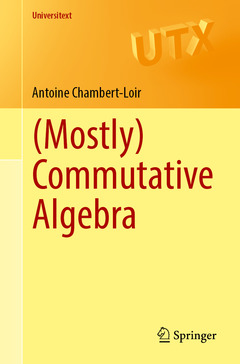 Couverture de l’ouvrage (Mostly) Commutative Algebra