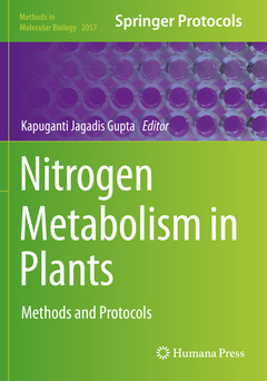 Couverture de l’ouvrage Nitrogen Metabolism in Plants