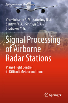 Cover of the book Signal Processing of Airborne Radar Stations