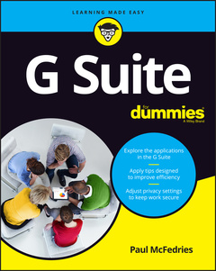 Couverture de l’ouvrage G Suite For Dummies
