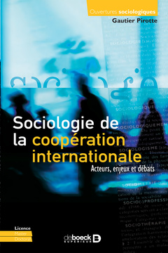 Couverture de l’ouvrage Sociologie de la coopération internationale