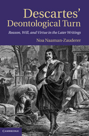 Couverture de l’ouvrage Descartes' Deontological Turn