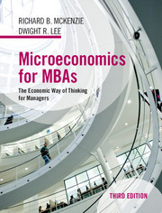 Cover of the book Microeconomics for MBAs