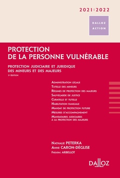 Couverture de l’ouvrage Protection de la personne vulnérable 2021/2022 5ed