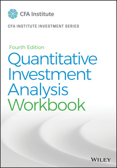Couverture de l’ouvrage Quantitative Investment Analysis, Workbook