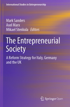 Couverture de l’ouvrage The Entrepreneurial Society