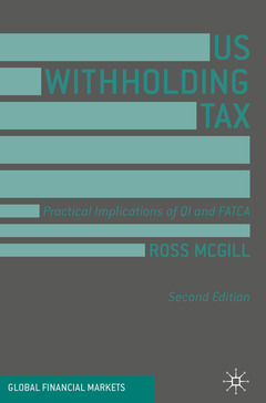 Couverture de l’ouvrage US Withholding Tax