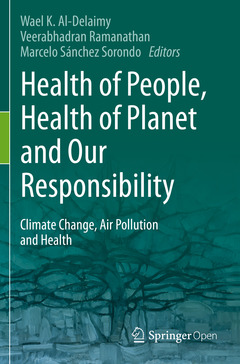 Couverture de l’ouvrage Health of People, Health of Planet and Our Responsibility