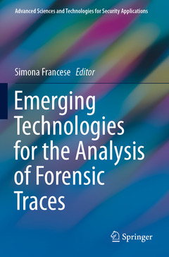 Couverture de l’ouvrage Emerging Technologies for the Analysis of Forensic Traces
