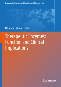 Couverture de l’ouvrage Therapeutic Enzymes: Function and Clinical Implications