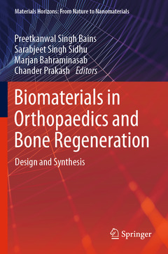 Couverture de l’ouvrage Biomaterials in Orthopaedics and Bone Regeneration