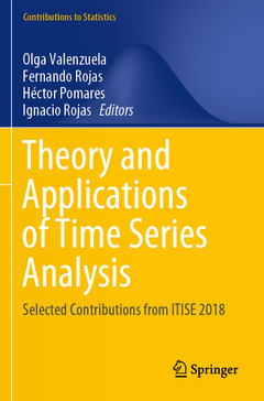 Couverture de l’ouvrage Theory and Applications of Time Series Analysis