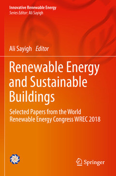 Couverture de l’ouvrage Renewable Energy and Sustainable Buildings