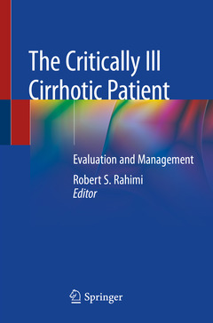 Couverture de l’ouvrage The Critically Ill Cirrhotic Patient