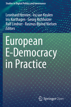 Couverture de l’ouvrage European E-Democracy in Practice