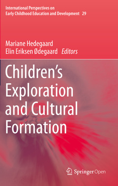 Couverture de l’ouvrage Children's Exploration and Cultural Formation 