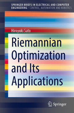 Couverture de l’ouvrage Riemannian Optimization and Its Applications