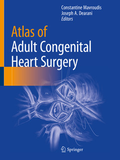Couverture de l’ouvrage Atlas of Adult Congenital Heart Surgery