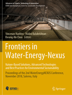 Couverture de l’ouvrage Frontiers in Water-Energy-Nexus—Nature-Based Solutions, Advanced Technologies and Best Practices for Environmental Sustainability