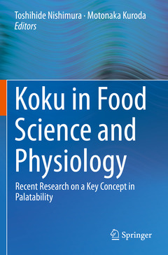 Couverture de l’ouvrage Koku in Food Science and Physiology