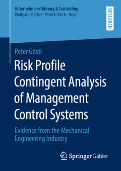 Cover of the book Risk Profile Contingent Analysis of Management Control Systems