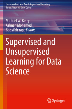 Couverture de l’ouvrage Supervised and Unsupervised Learning for Data Science