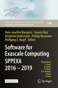 Couverture de l’ouvrage Software for Exascale Computing - SPPEXA 2016-2019
