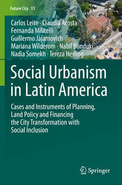 Couverture de l’ouvrage Social Urbanism in Latin America