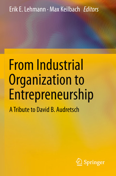 Couverture de l’ouvrage From Industrial Organization to Entrepreneurship
