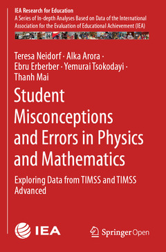 Couverture de l’ouvrage Student Misconceptions and Errors in Physics and Mathematics
