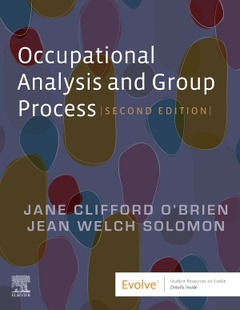 Couverture de l’ouvrage Occupational Analysis and Group Process