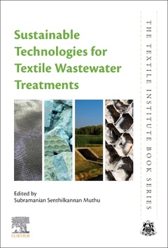 Cover of the book Sustainable Technologies for Textile Wastewater Treatments