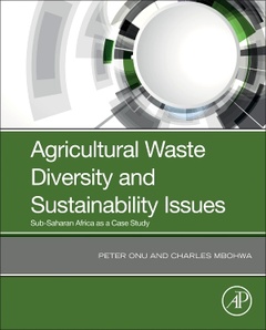 Cover of the book Agricultural Waste Diversity and Sustainability Issues
